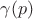 $\gamma(p)$