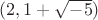 $(2,1+\sqrt {-5})$