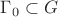 $\Gamma_0 \subset G$