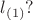 $l_{(1)}?$