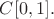 $C[0,1].$