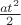 $\frac{a t^2}{2}$