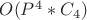 $O(P^4*C_4)$ $O(P^4*C_4)$