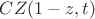 $CZ(1-z,t)$