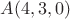 $A(4,3,0)$