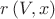 $r\left( {V,x} \right)$