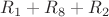 $R_1+R_8+R_2$