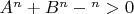 $A^n+B^n-С^n>0$