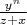 $\frac{y^n}{z+x}$
