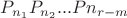 $P_{n_1}P_{n_2}...P{n_{r-m}}$