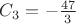 $C_3=-\frac{47}{3}$