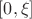 $[0,\xi]$