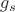 $g_s$