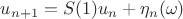 $u_{n+1}=S(1)u_n+\eta_n(\omega)$