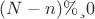 $(N-n)≫0 $