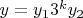 $y=y_13^ky_2$