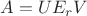 $A=UE_rV$