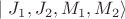 $\mid{J_1,J_2,M_1,M_2\rangle}$