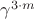 $\gamma^{3\cdot m}$