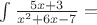 $\int \frac {5x+3} {x^2+6x-7} = $