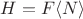 $H = F \langle N \rangle$