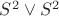 $S^2\vee S^2$
