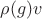 $\rho(g)v$