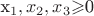 x_1,x_2,x_3$\geqslant  $0