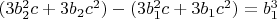 $(3b_2^2c+3b_2c^2)-(3b_1^2c+3b_1c^2)=b_1^3$