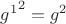 ${g^{1}}^2 = g^{2}$