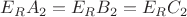 $E_RA_2 = E_RB_2 = E_RC_2$