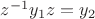 $z^{-1}y_1 z = y_2$