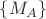 $\{M_A\}$