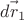 $\vec{dr_1}$