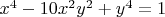 $x^4-10x^2y^2+y^4=1$