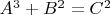 $A^3+B^2=C^2$