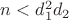 $ n<d_1^2d_2 $