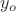 $y_o$