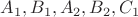 $A_1,B_1,A_2,B_2,C_1$