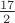 $\frac{17}{2}$