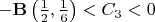$-\mathbf B\left(\frac 12,\frac 16\right)<C_3<0$