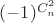 $(-1)^{C_{n}^2}$