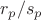 $r_p/s_p$