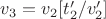 $v_3 = v_2[t'_2/v'_2]$