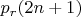 $p_r(2n+1)$