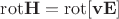 $\operatorname{rot\mathbf{H}}=\operatorname{rot [\mathbf{v}\mathbf{E}]}$