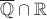 $\overline{\mathbb Q}\cap\mathbb R$