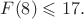 $F(8)\leqslant 17.$