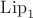 $\mathrm{Lip}_1$