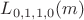$L_{0,1,1,0}(m)$